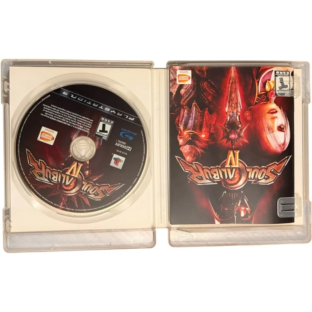Bandai Namco SoulCalibur IV PS3 Fighting Game Star Wars Darth Vader Excellent